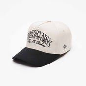 A Frame Snapback Hat - Cream/Black CUC - KOP - VITAL APPAREL