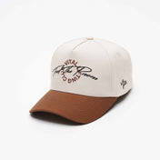 A Frame Snapback Hat - Cream/Mocha VLC - TTP - VITAL APPAREL