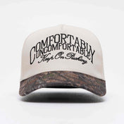 A Frame Snapback Hat - CUC - KOP Cream/Woodland Camo - VITAL APPAREL