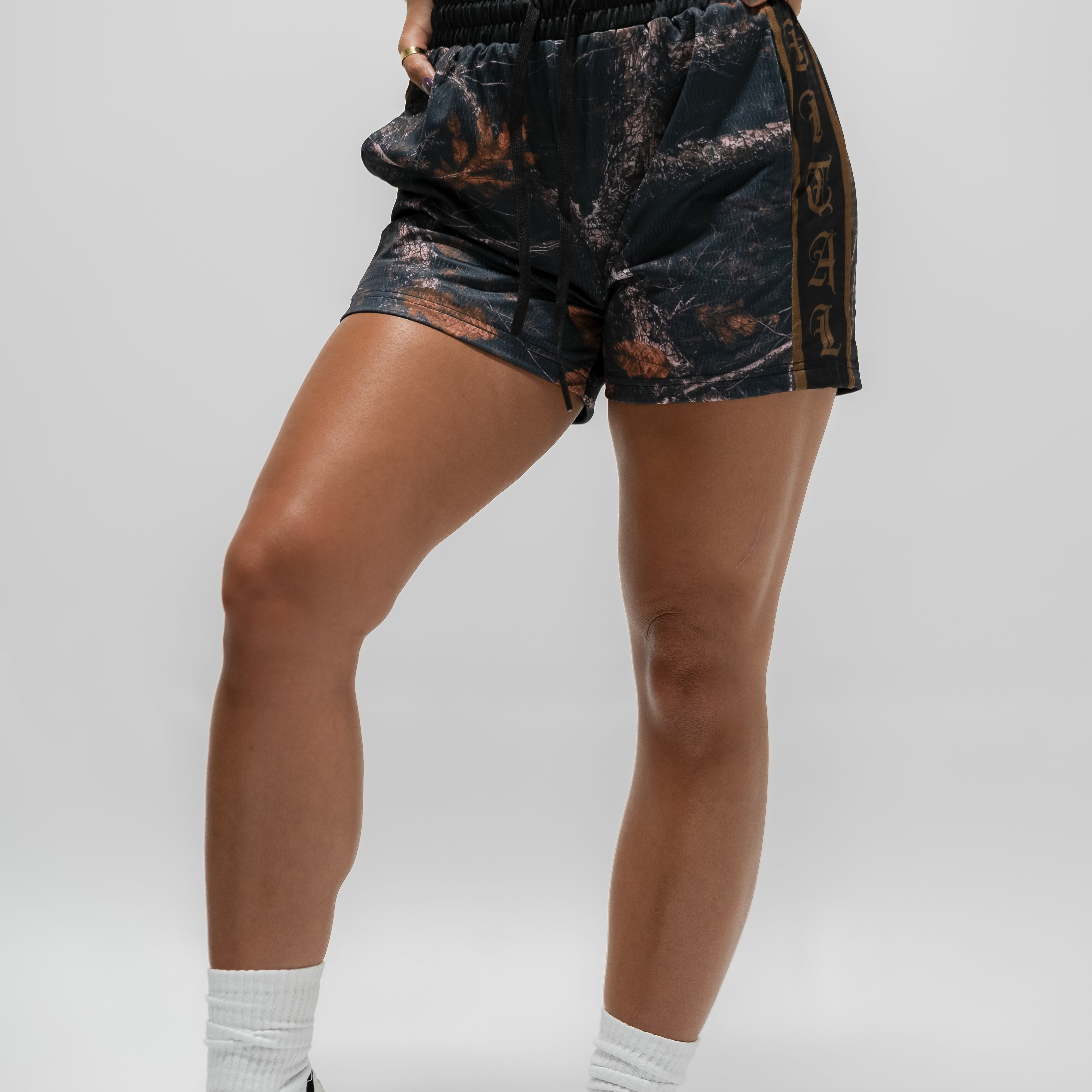 Combat Mesh Shorts 5" - Black Camo OE - VITAL APPAREL