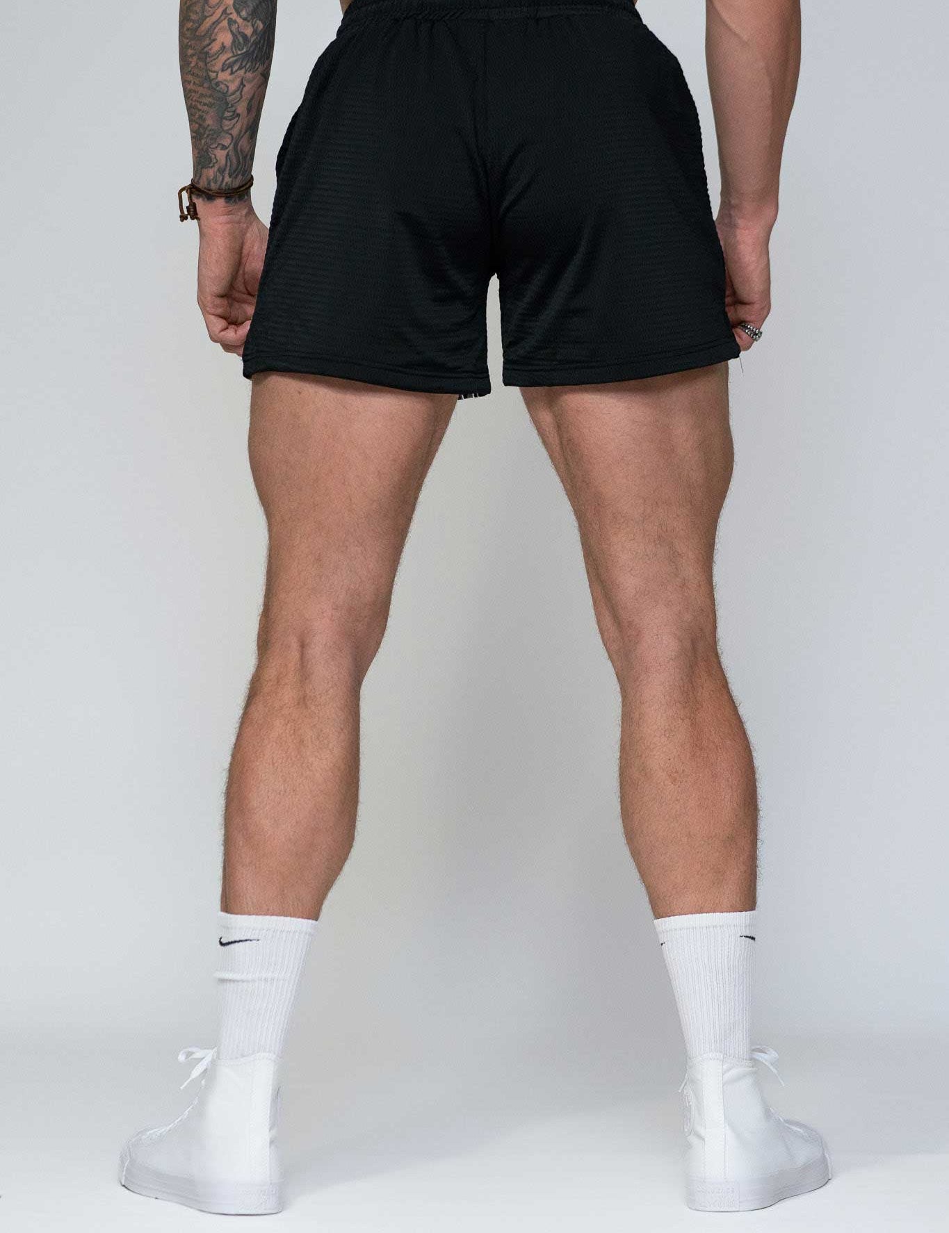 Combat Mesh Shorts 5" - Black Energy Unisex - VITAL APPAREL