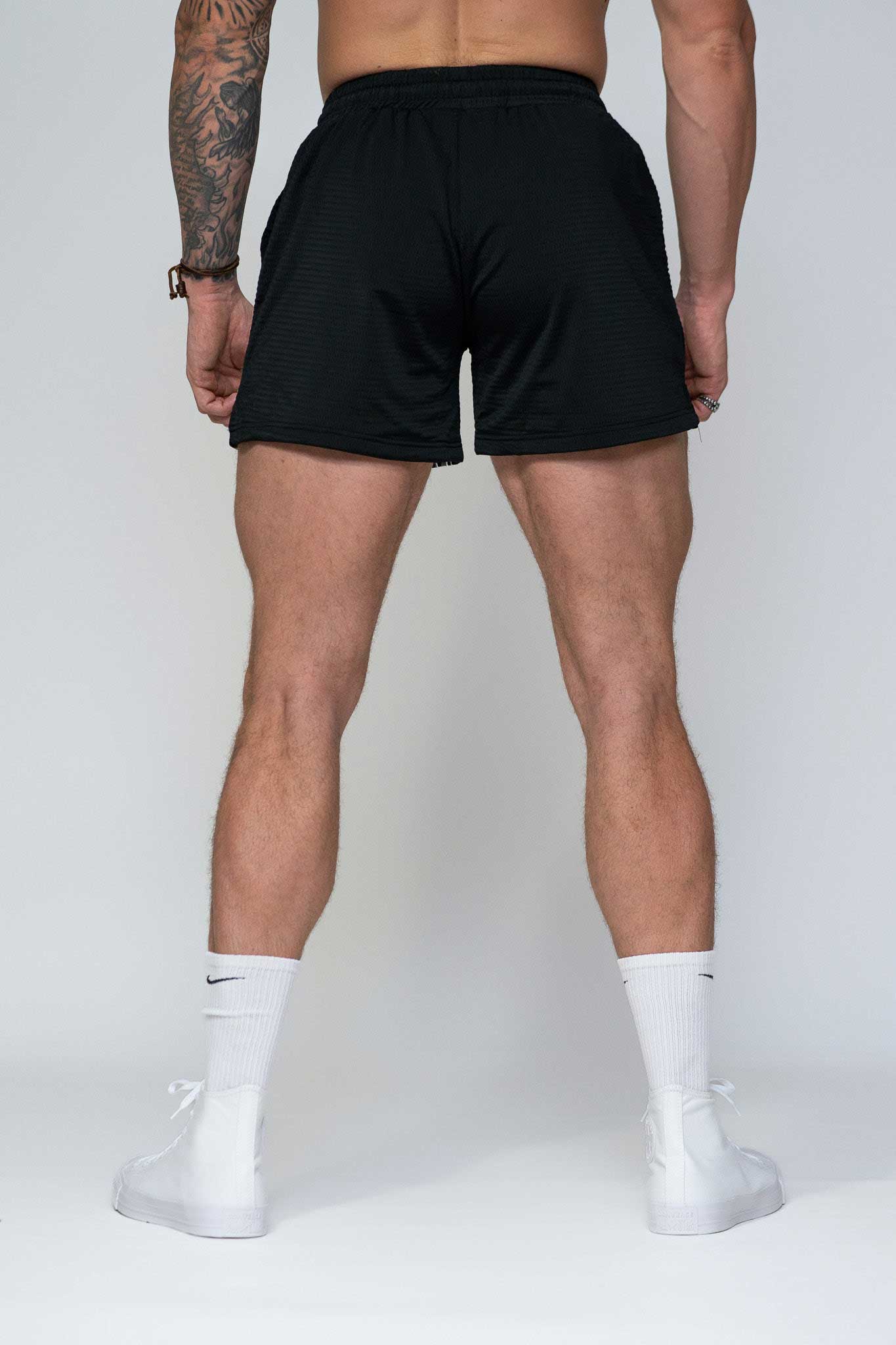 Combat Mesh Shorts 5" - Black Energy Unisex - VITAL APPAREL