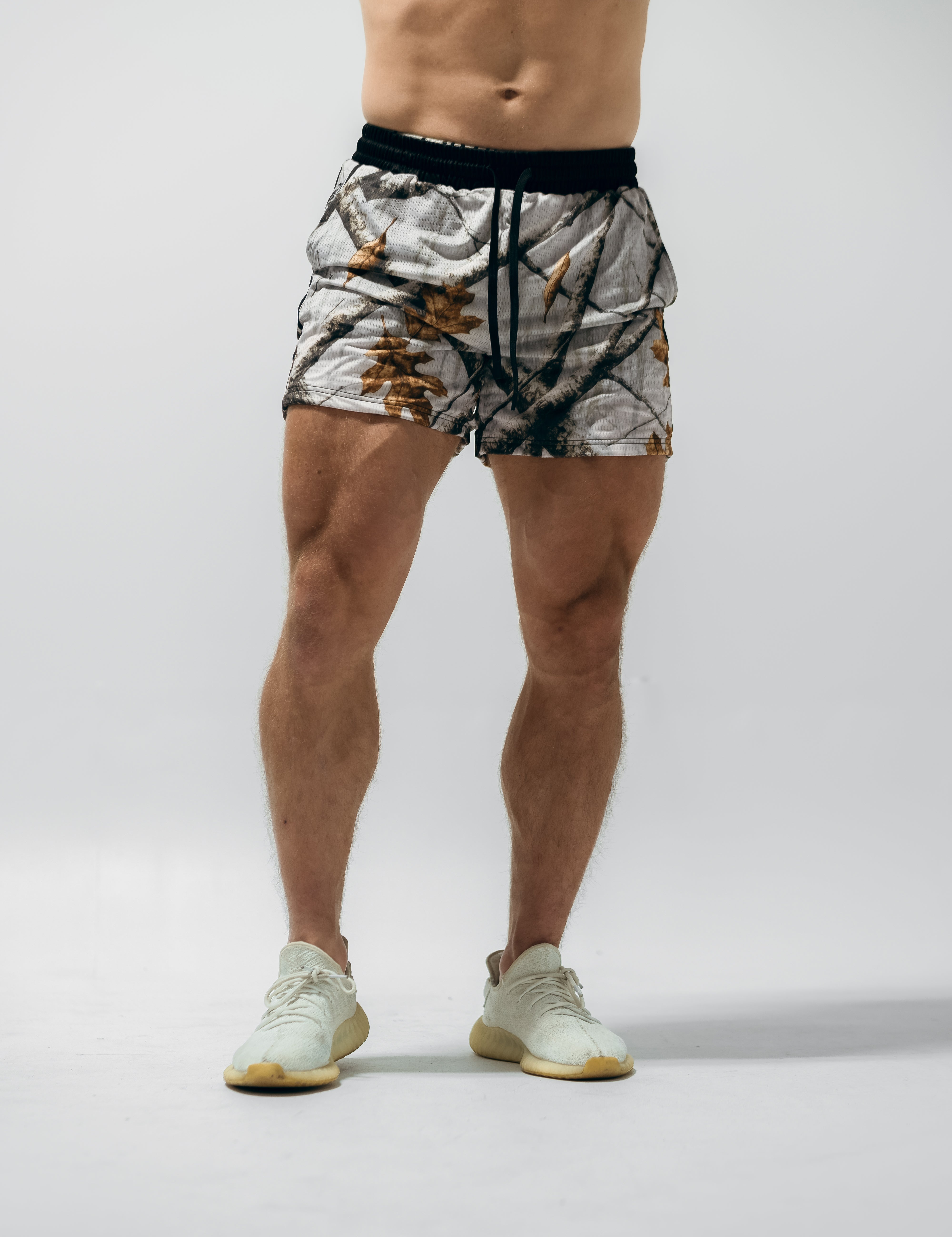 Combat Mesh Shorts 5" - Snow Camo OE - VITAL APPAREL