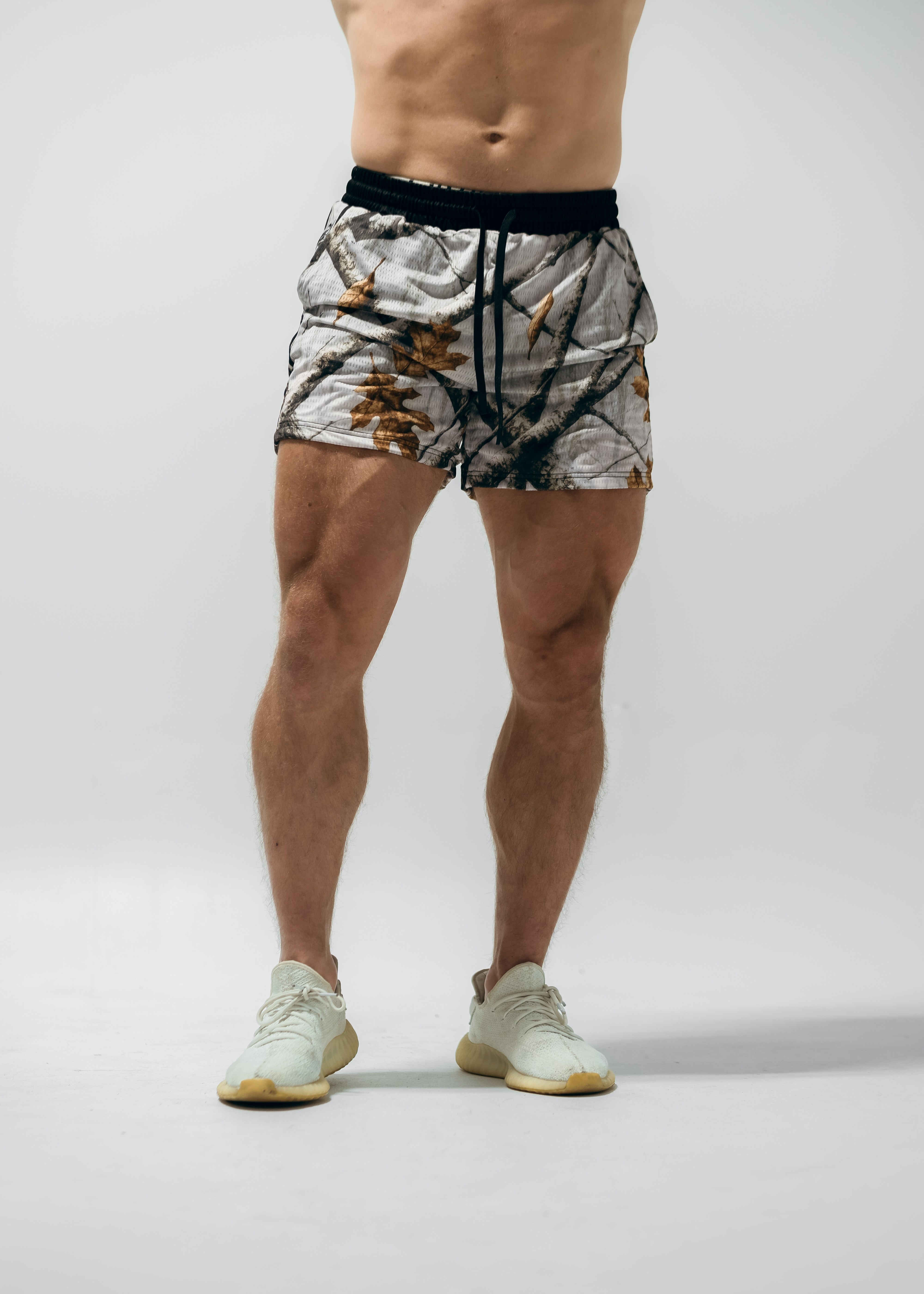 Combat Mesh Shorts 5" - Snow Camo OE - VITAL APPAREL