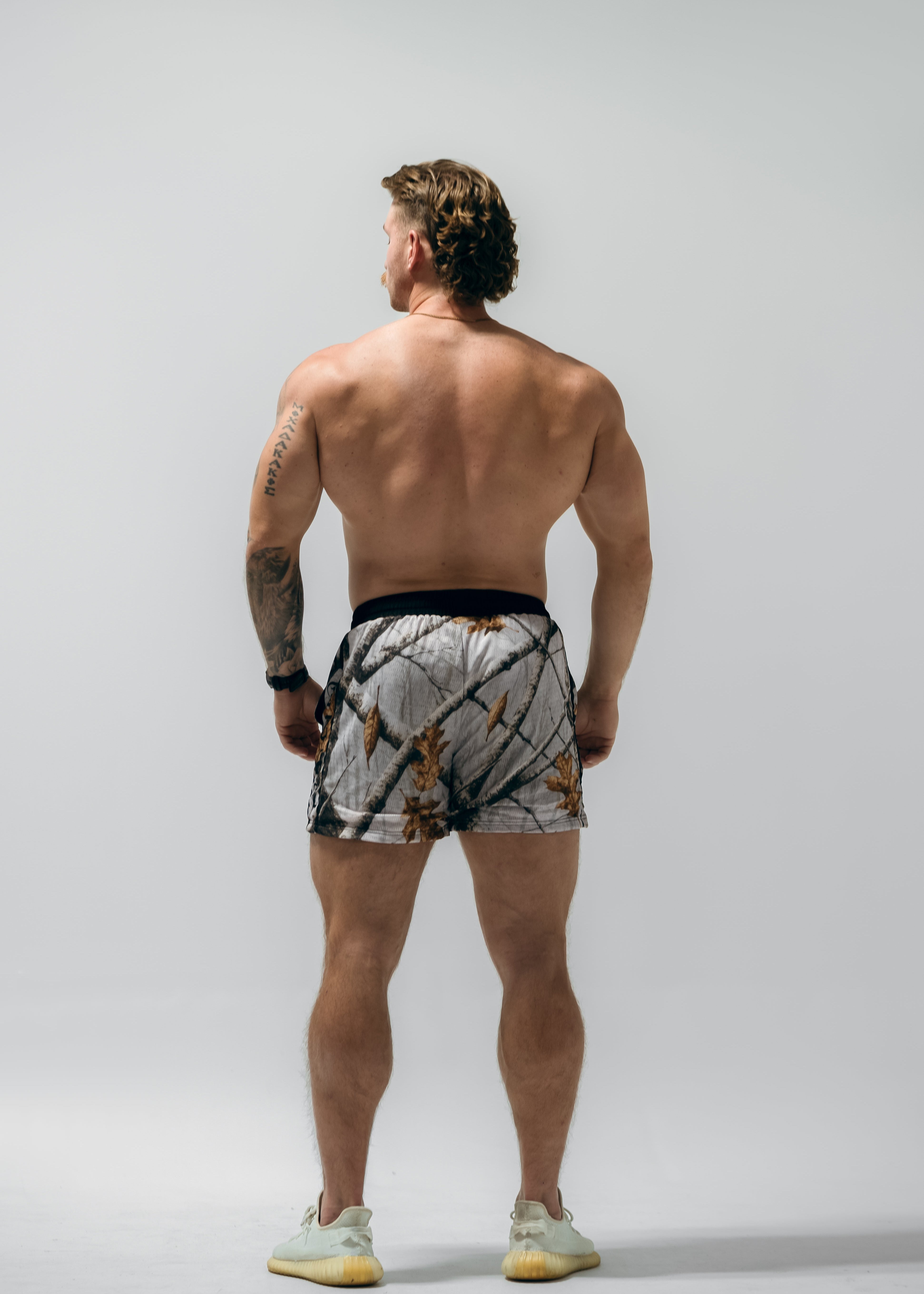 Combat Mesh Shorts 5" - Snow Camo OE - VITAL APPAREL