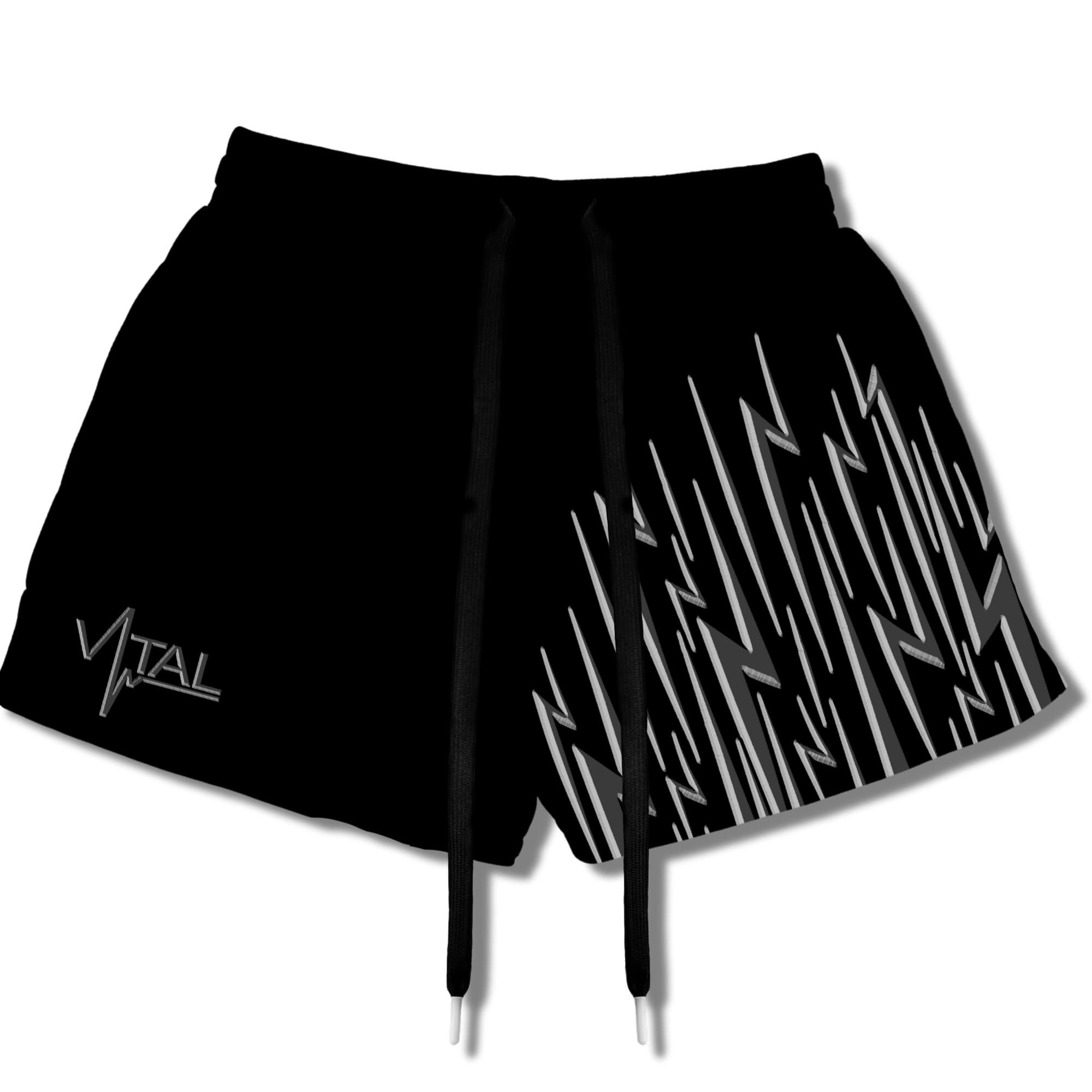 Combat Mesh Shorts 5.5" - Black Energy - VITAL APPAREL