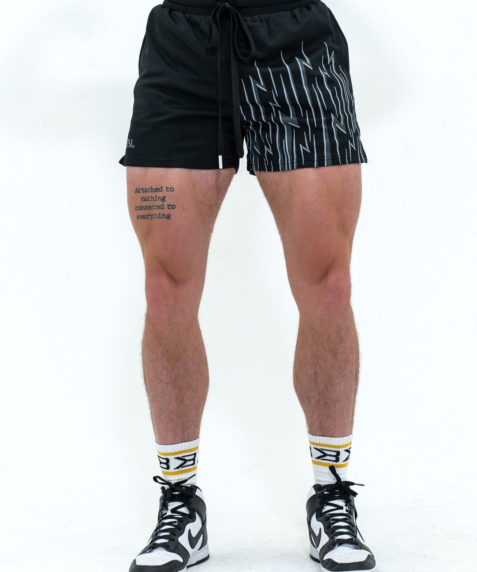 Combat Mesh Shorts 5.5" - Black Energy - VITAL APPAREL