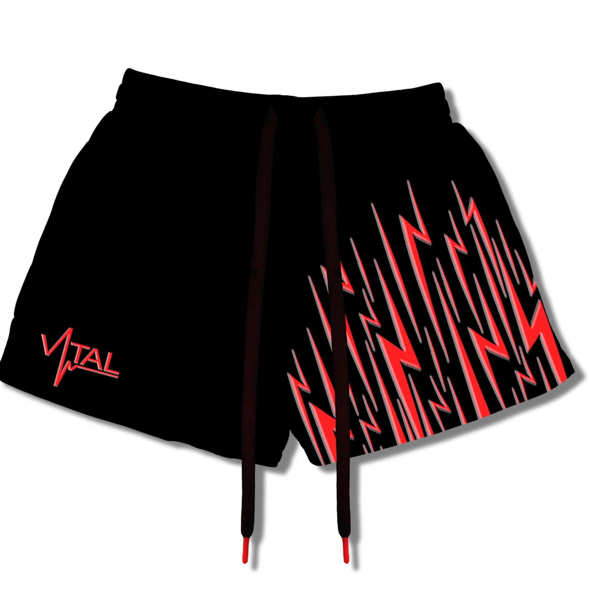 Combat Mesh Shorts 5.5" - Red Energy - VITAL APPAREL