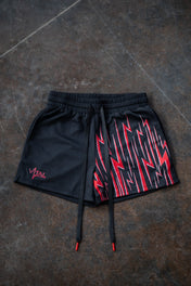 Combat Mesh Shorts 5.5" - Red Energy (Dropping 08/18 4pm CST) - VITAL APPAREL