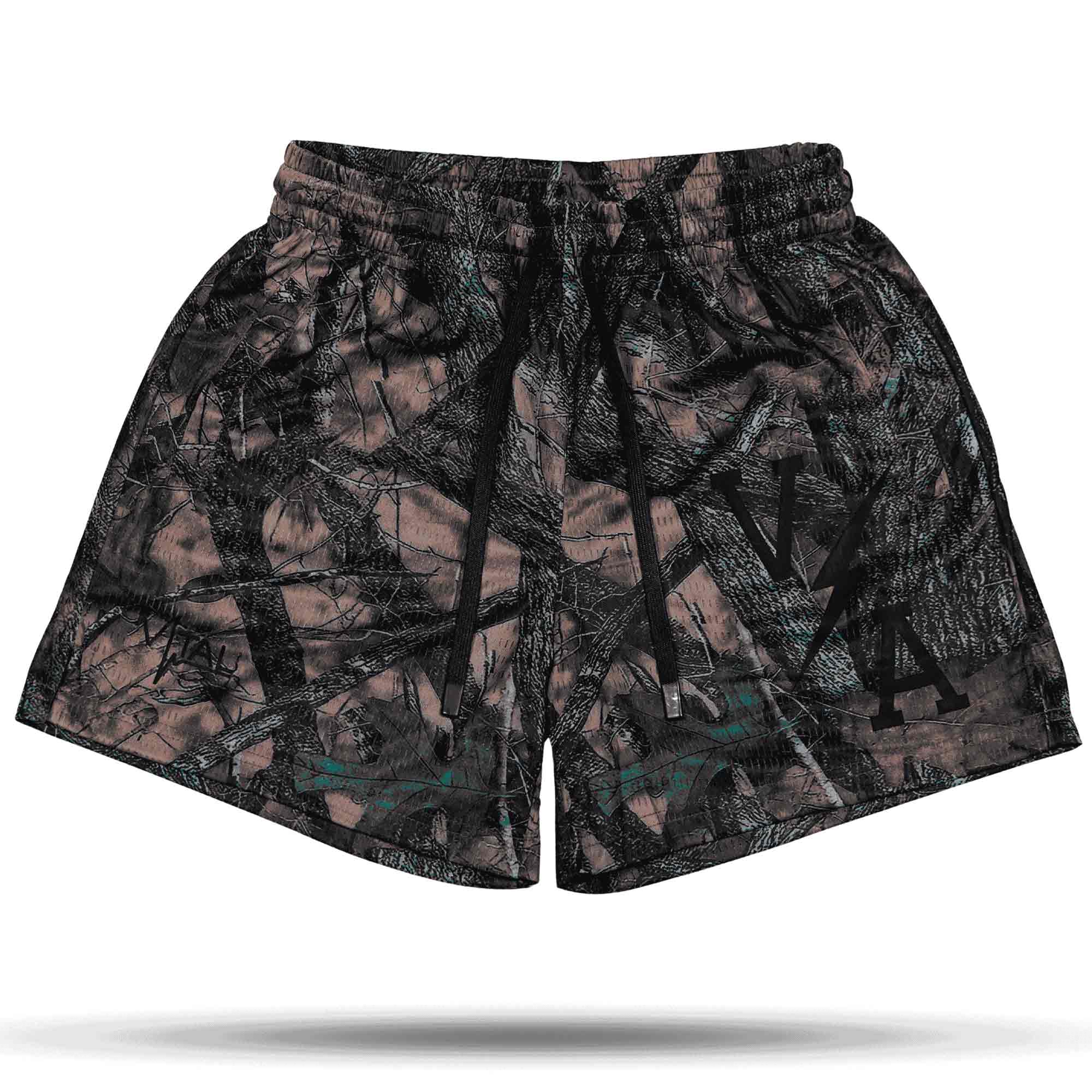 Combat Mesh Shorts 5.5" - Woodland Camo - VITAL APPAREL