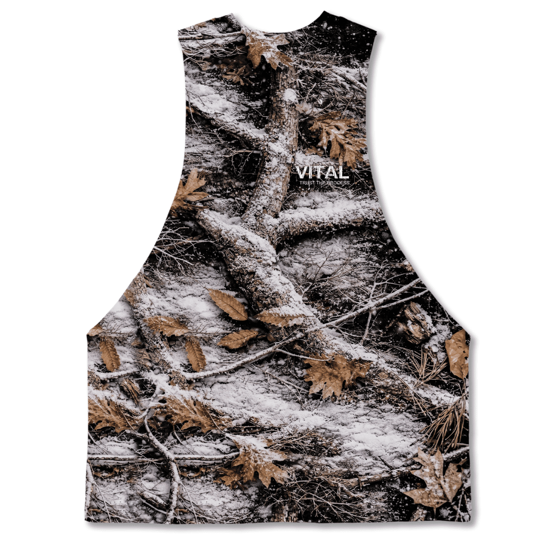 Cut Off Tank - Arctic Camo - VITAL APPAREL