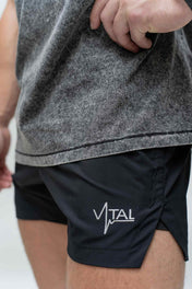 Cut Off Tank - Black Acid - VITAL APPAREL