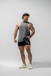 Cut Off Tank - Gray Acid Blade - VITAL APPAREL