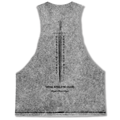 Cut Off Tank - Gray Acid Blade - VITAL APPAREL