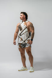 Cut Off Tank - Snow Camo - VITAL APPAREL