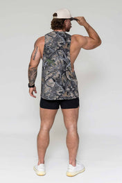 Cut Off Tank - Woodland Camo - VITAL APPAREL