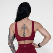 Dynasty Bra - Deep Maroon - VITAL APPAREL