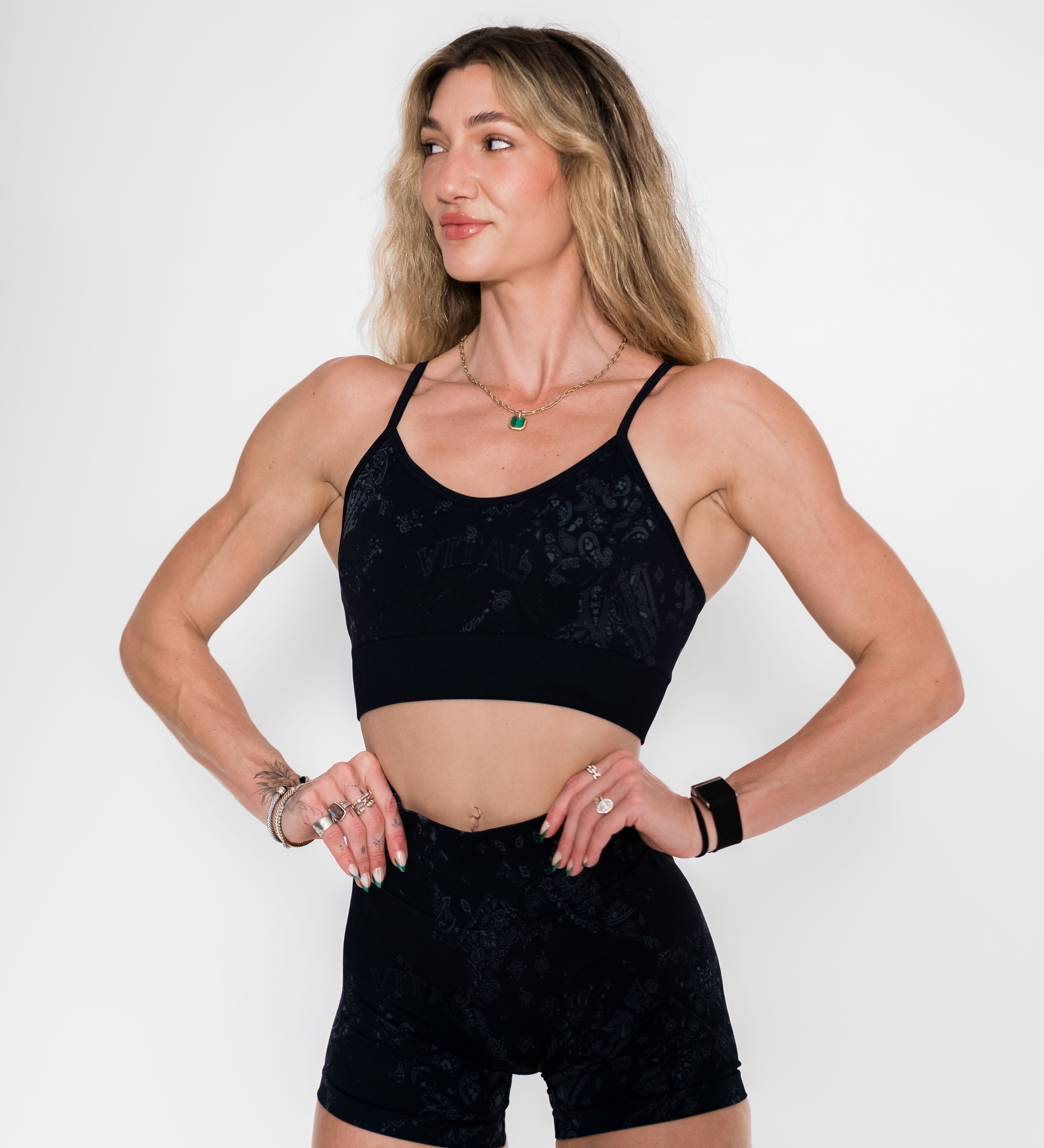 Elevate Bra - Grunge Paisley - VITAL APPAREL