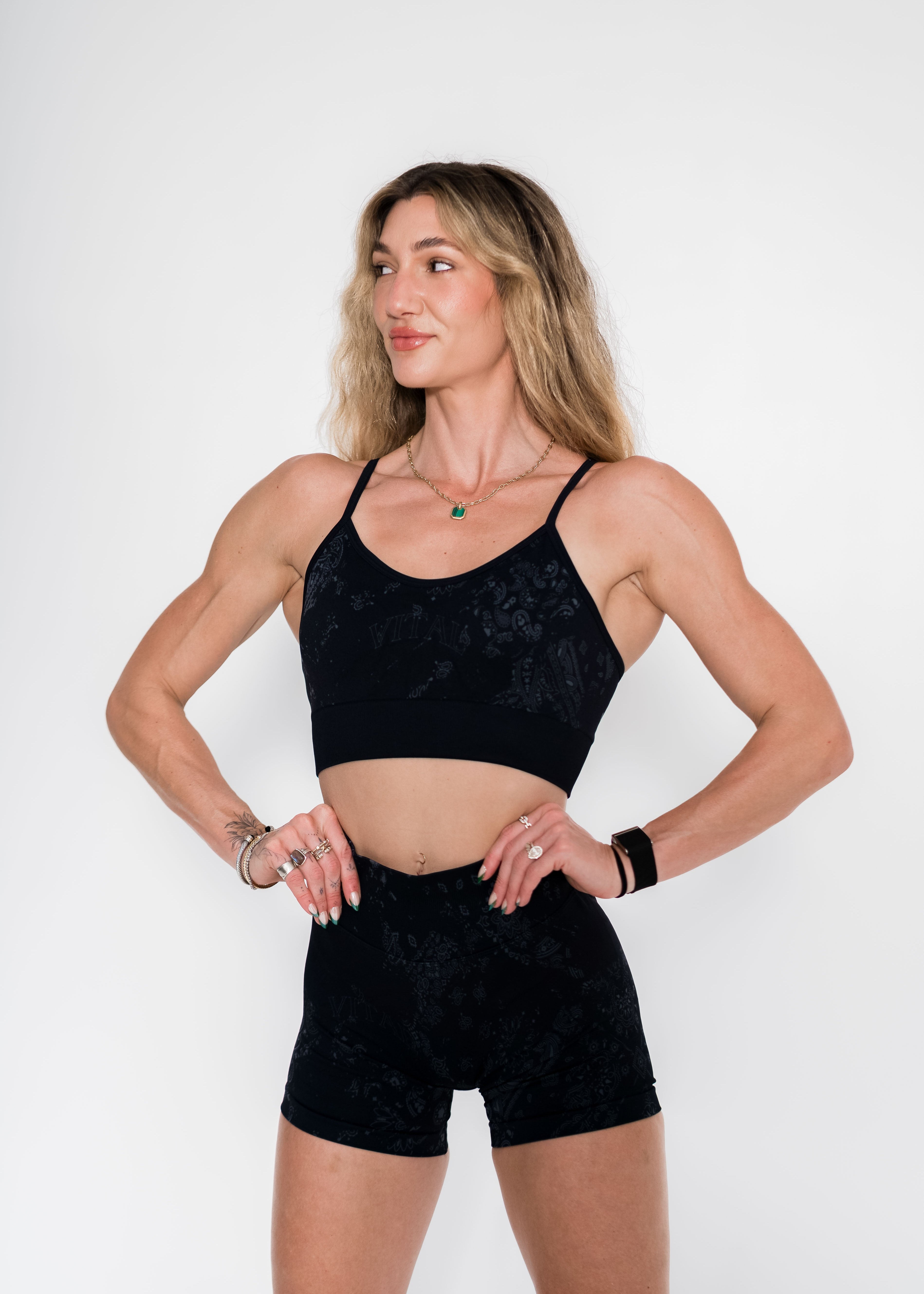 Elevate Bra - Grunge Paisley - VITAL APPAREL