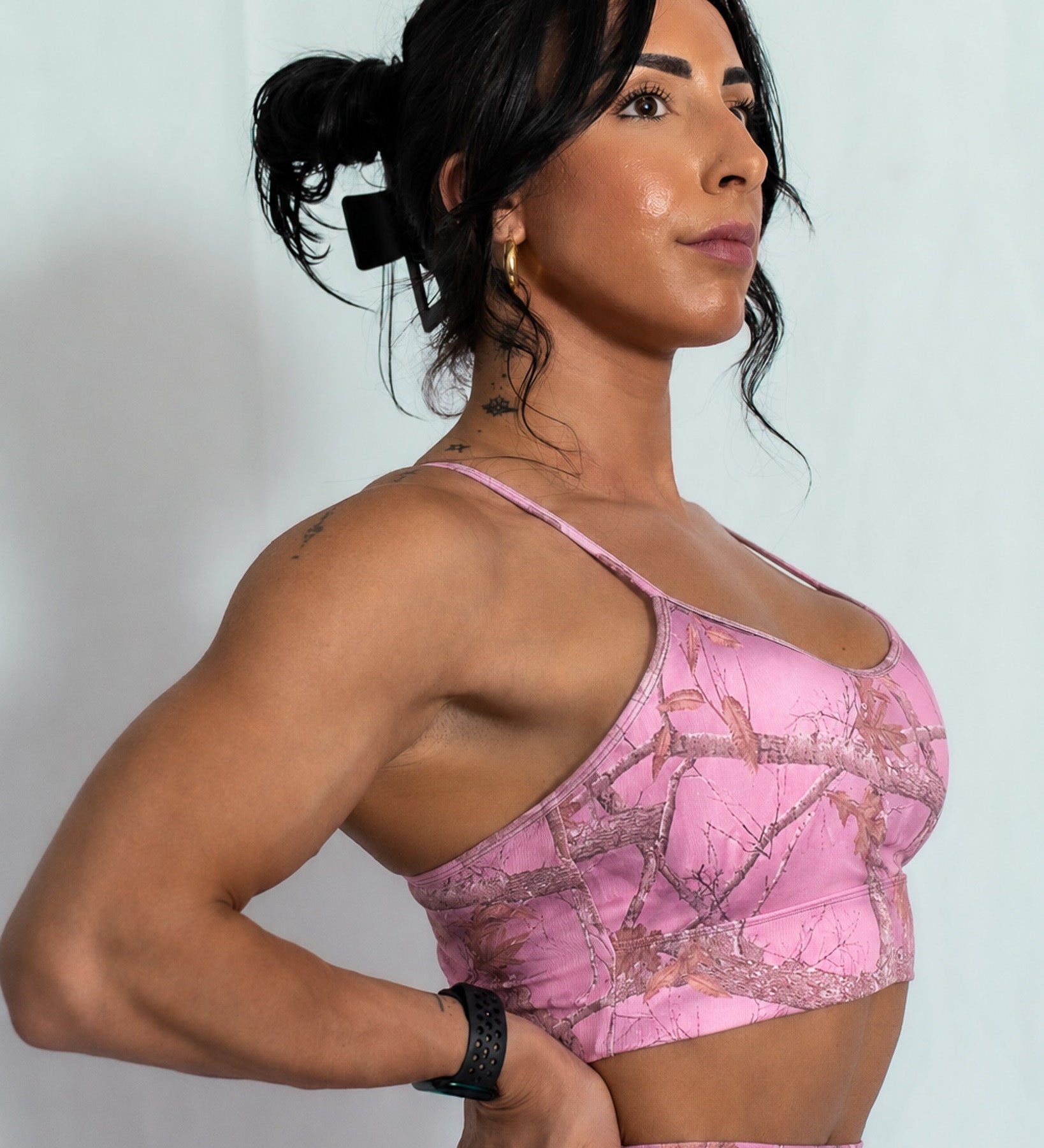 Elevate Bra - Pink Camo - VITAL APPAREL