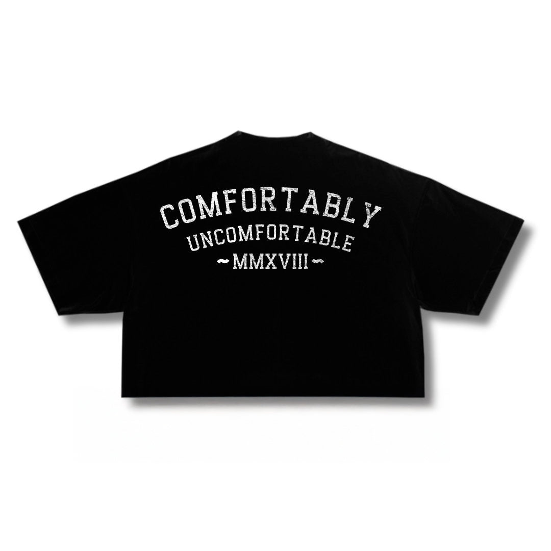 Fitted Crop T-Shirt - Comfortably Uncomfortable - VITAL APPAREL