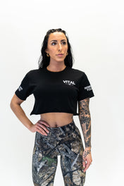 Fitted Crop T-Shirt - Sleeve T - VITAL APPAREL