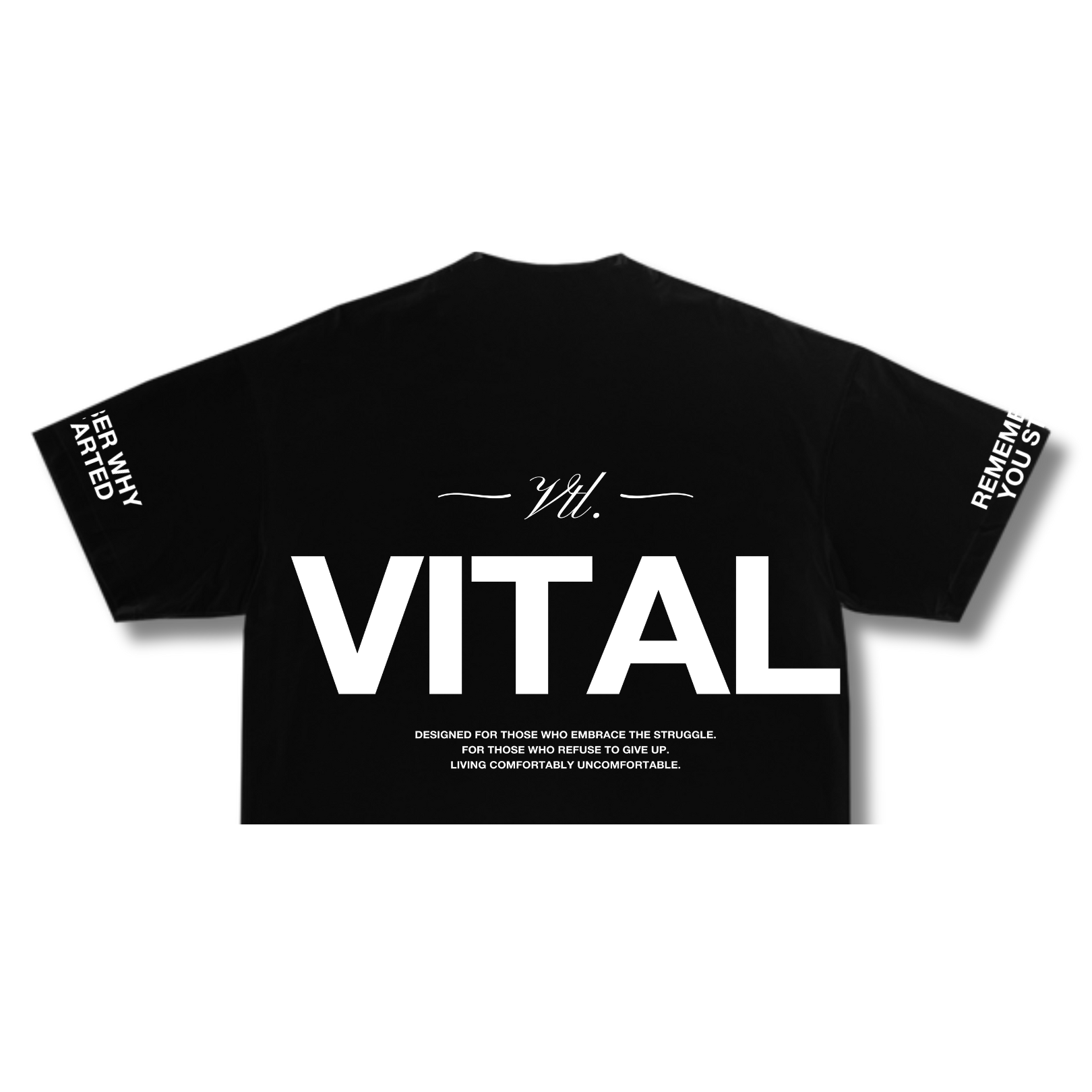 Fitted Crop T-Shirt - Sleeve T - VITAL APPAREL