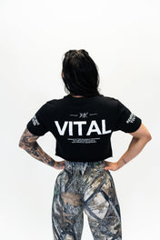 Fitted Crop T-Shirt - Sleeve T - VITAL APPAREL