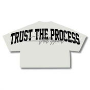 Fitted Crop T-Shirt - VITAL APPAREL TTP Off - White/Black - VITAL APPAREL