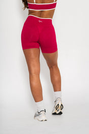Luxe 4" Seamless Scrunch Butt Shorts- Red Leopard - VITAL APPAREL