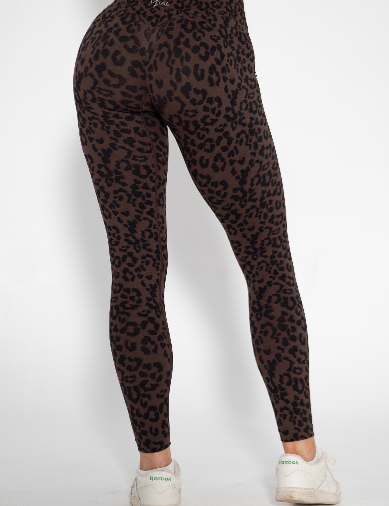 Luxe Scrunch Butt Leggings - Espresso Leopard - VITAL APPAREL