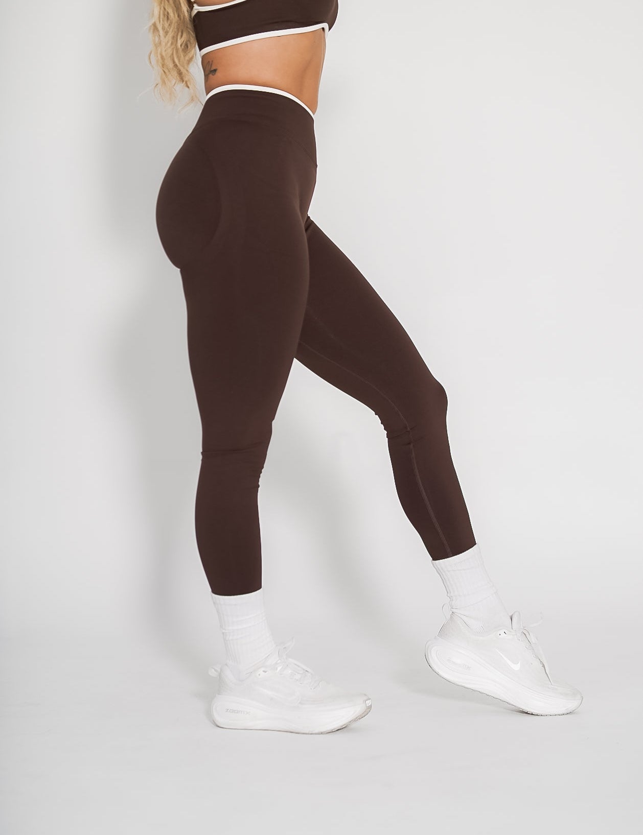 Luxe Scrunch Butt Leggings - Mocha - VITAL APPAREL