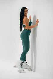 Luxe Scrunch Butt Leggings - Teal - VITAL APPAREL