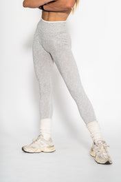 Luxe Seamless Scrunch Butt Leggings - Ash Leopard - VITAL APPAREL
