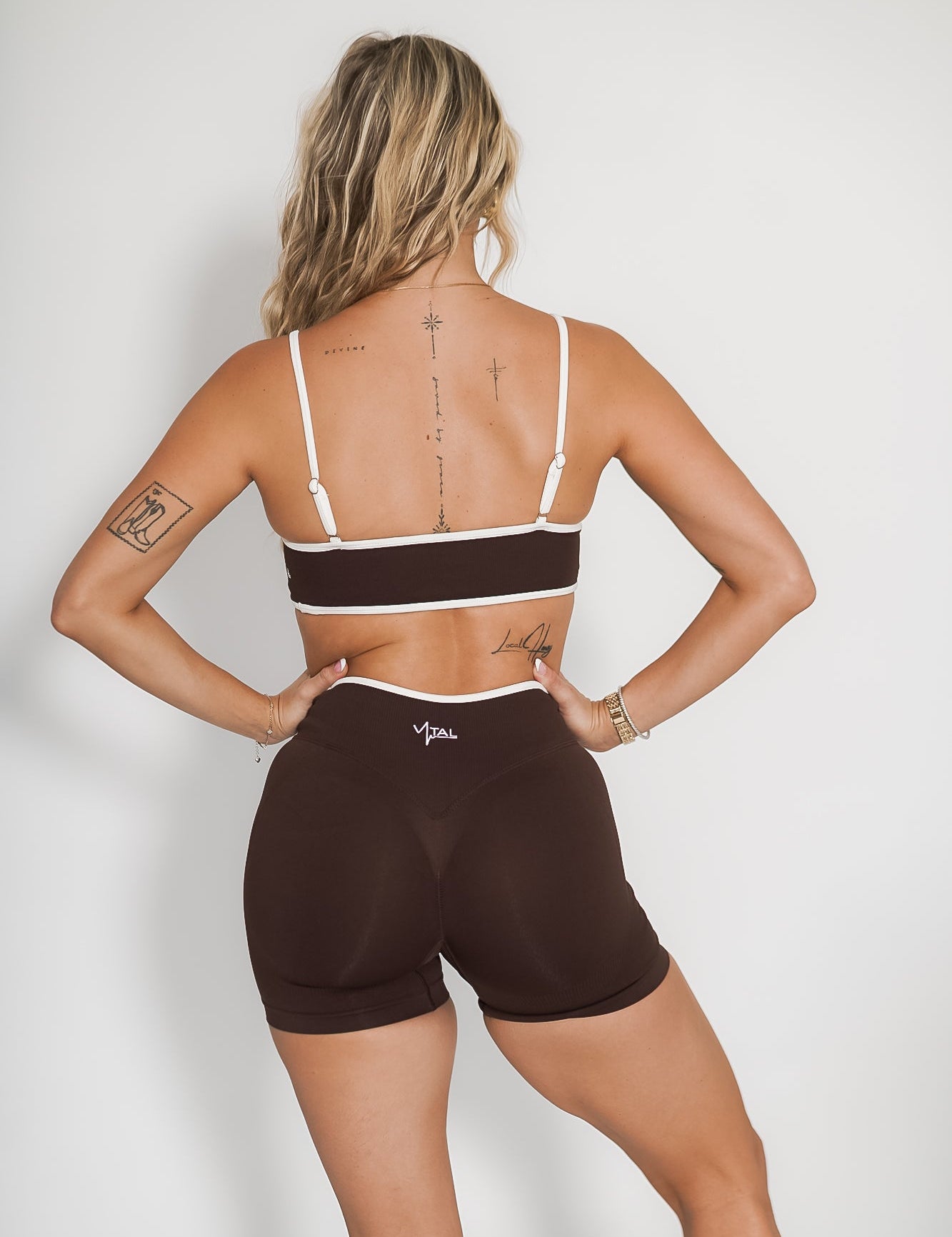 Luxe Tempo Bra - Mocha - VITAL APPAREL