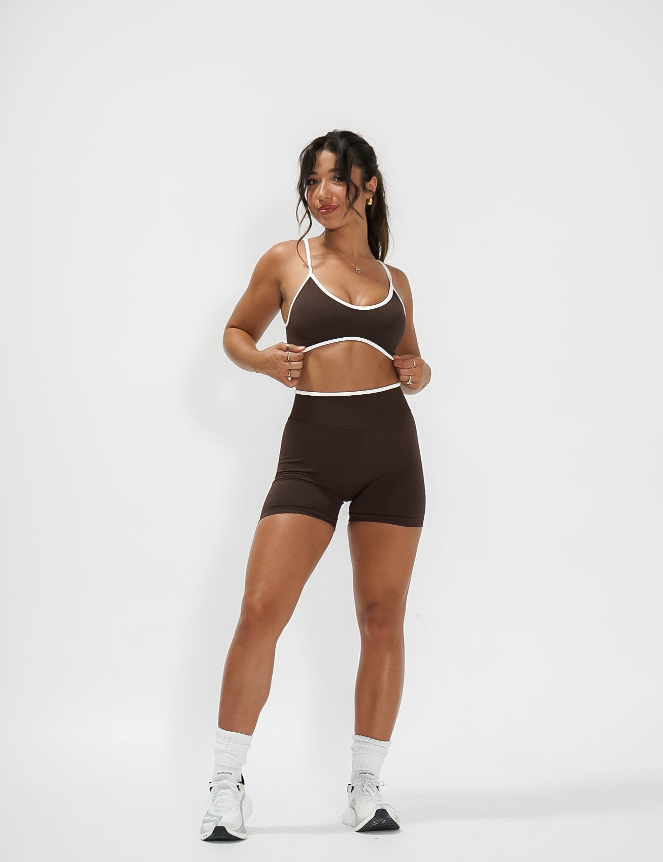 Luxe Tempo Bra - Mocha - VITAL APPAREL