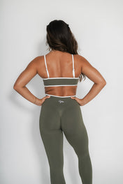 Luxe Tempo Bra - Moss Green - VITAL APPAREL