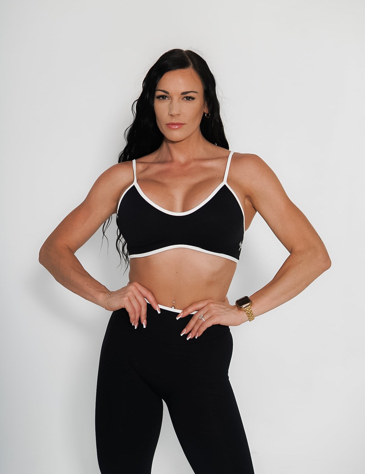 Luxe Tempo Bra - Onyx - VITAL APPAREL