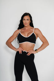 Luxe Tempo Bra - Onyx - VITAL APPAREL