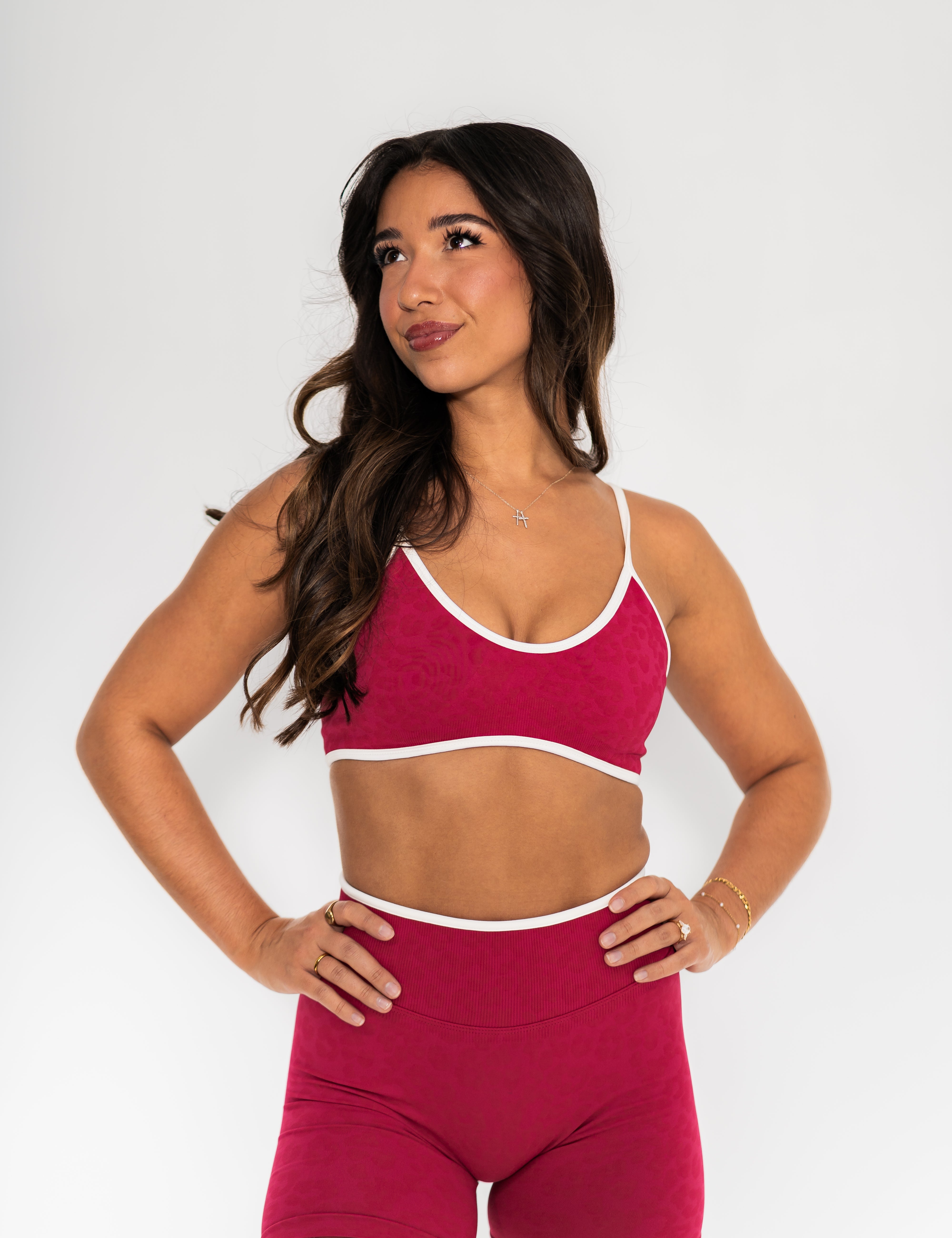 Luxe Tempo Bra - Red Leopard - VITAL APPAREL