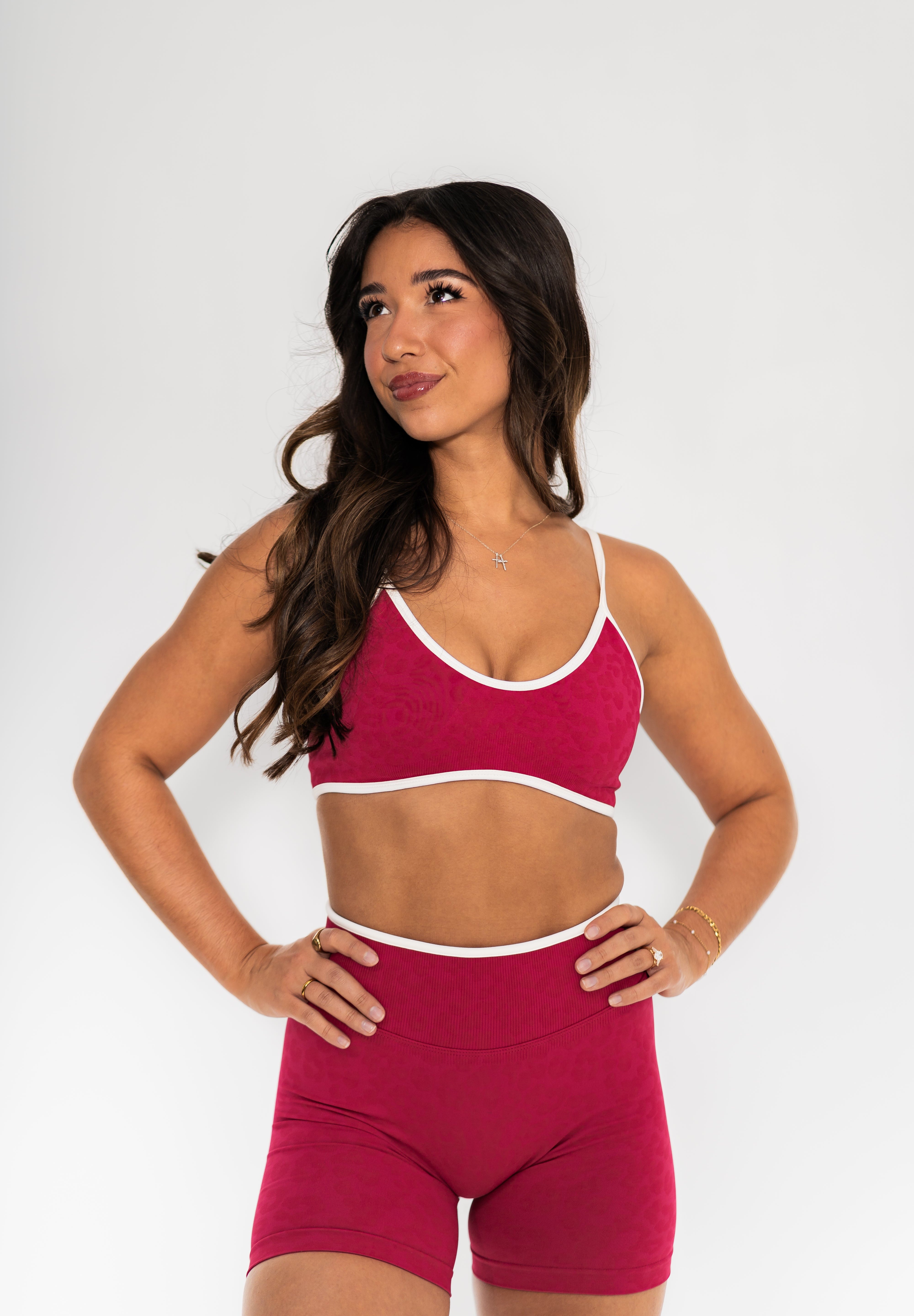 Luxe Tempo Bra - Red Leopard - VITAL APPAREL
