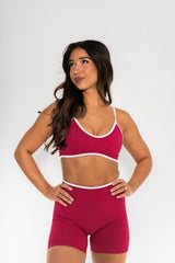 Luxe Tempo Bra - Red Leopard