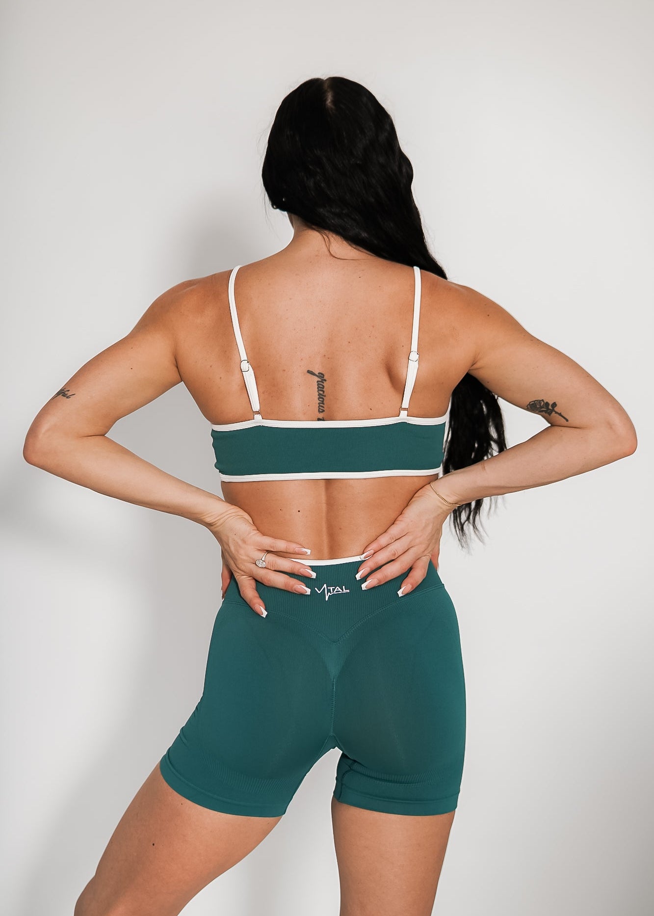 Luxe Tempo Bra - Teal - VITAL APPAREL