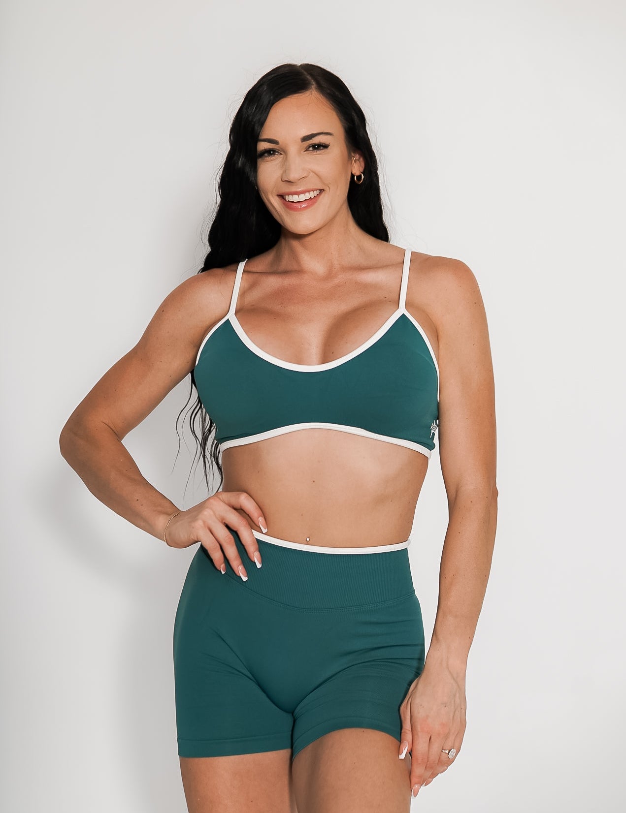 Luxe Tempo Bra - Teal - VITAL APPAREL