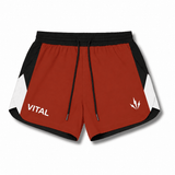 Momentum Short 6"- Red/Cream
