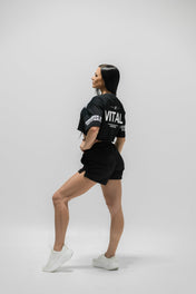 Oversized Crop T-Shirt - Sleeve T - VITAL APPAREL