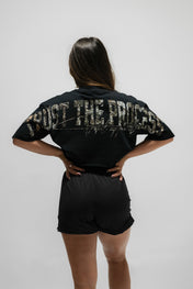 Oversized Crop T-Shirt - VITAL APPAREL Trust the Process Forest Camo - VITAL APPAREL