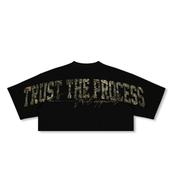 Oversized Crop T-Shirt - VITAL APPAREL Trust the Process Forest Camo - VITAL APPAREL