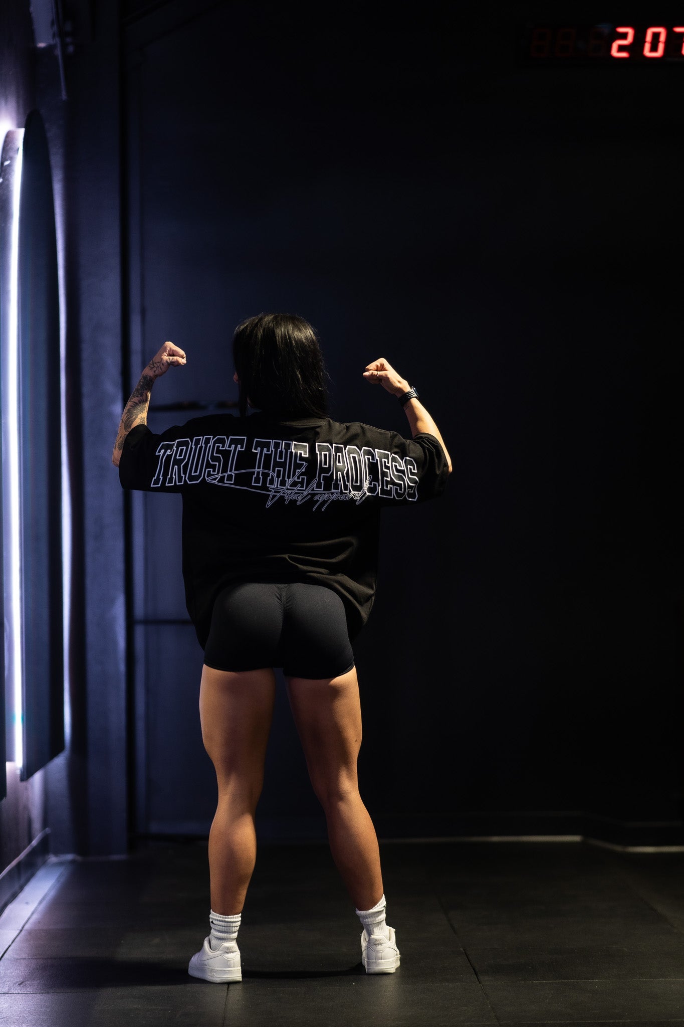 Oversized Heavyweight Pump Cover - TTP Black/Charcoal/White - VITAL APPAREL