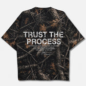 Oversized Pump Cover T-Shirt - Aspire Trust the Process Midnight Camo - VITAL APPAREL